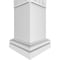 Ekena Millwork Craftsman Classic Square Non-Tapered Riviera Fretwork Column w/ Tuscan Capital & Tuscan Base CC0809ENRIVTUTU - alternate 5